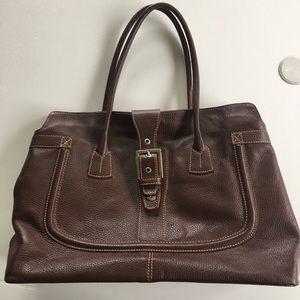pebble leather tote